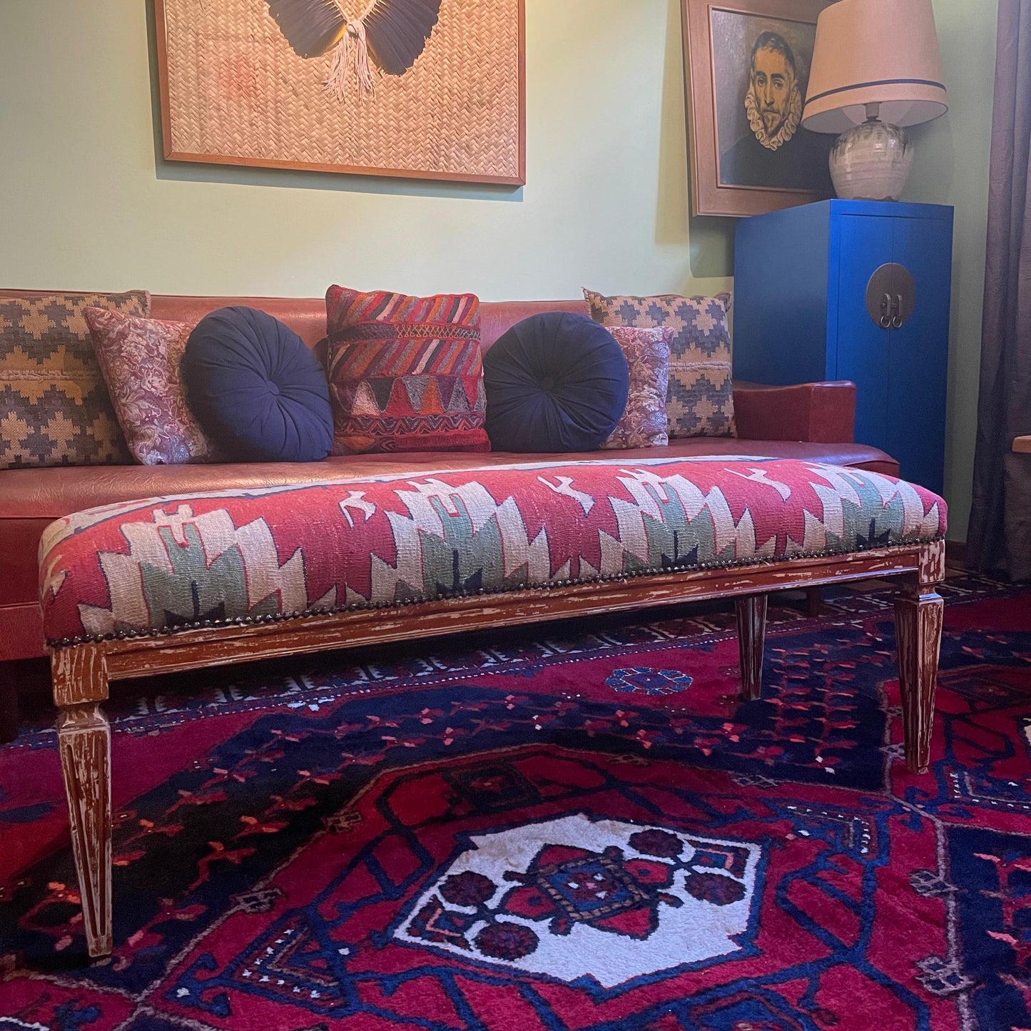 Banco francês Kilim