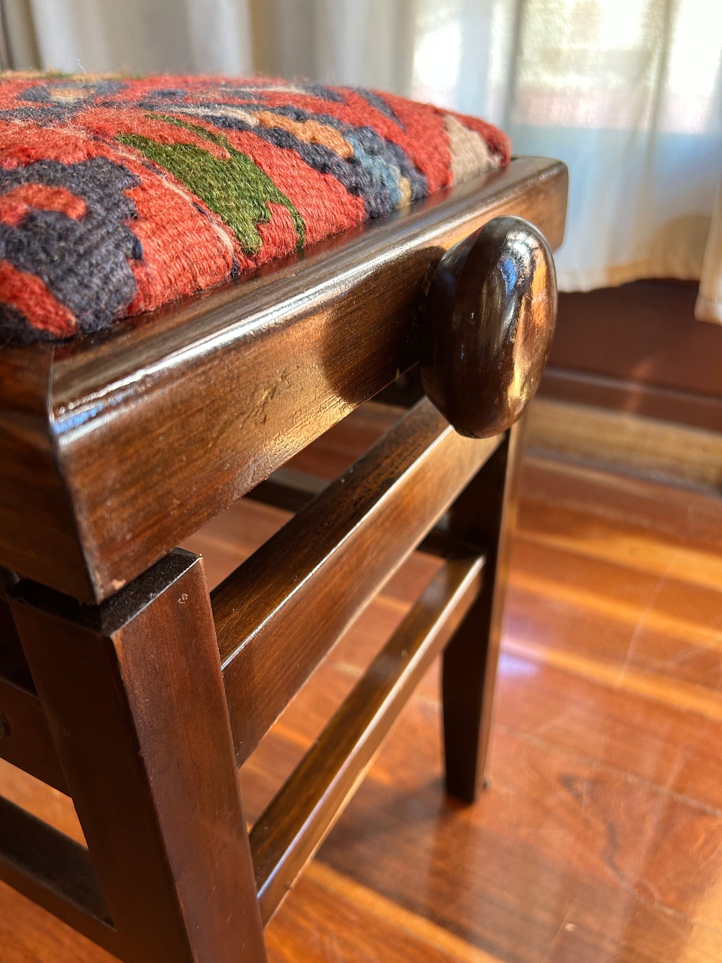 Banqueta de piano Kilim