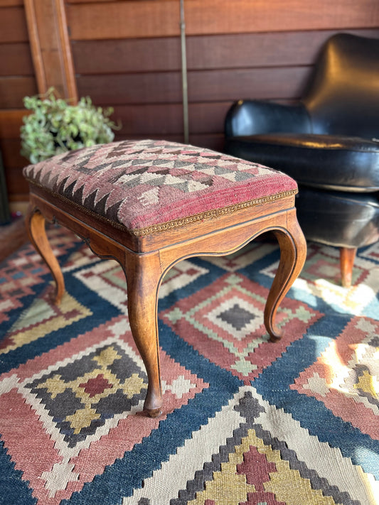 Banqueta Kilim Afegão