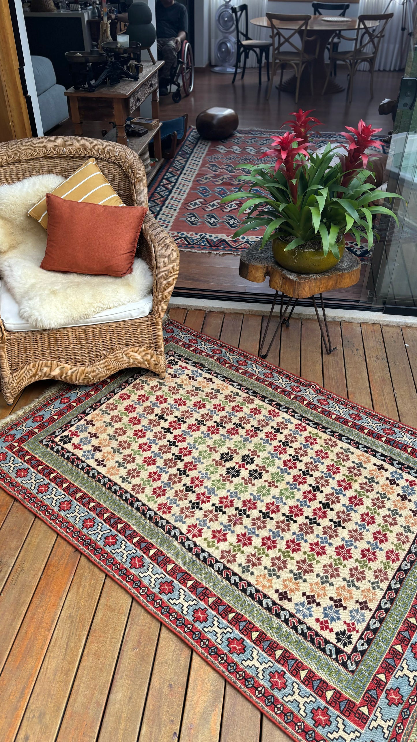 Tapete Kilim Soumak 187 x 126