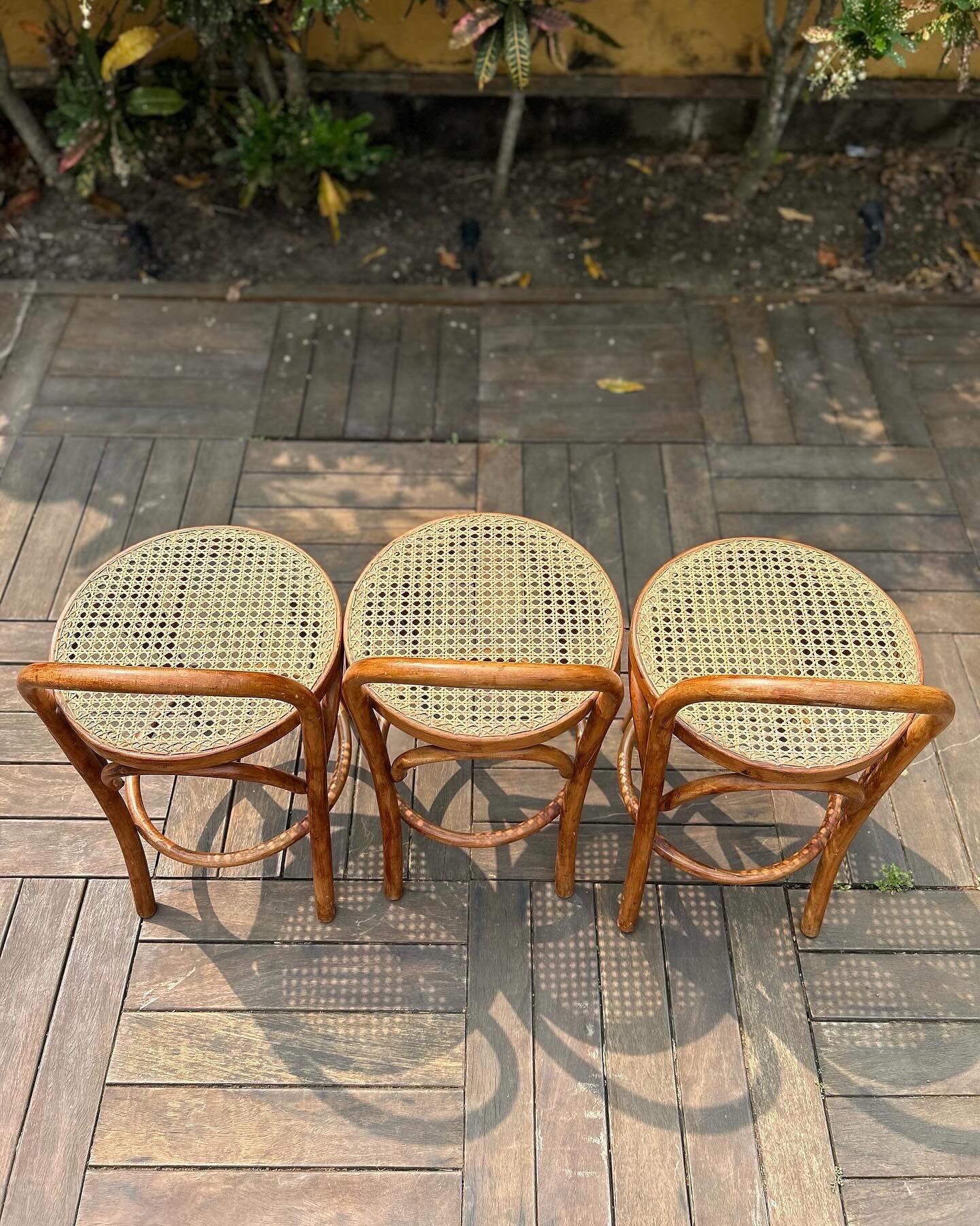 Trio bancos  Thonet