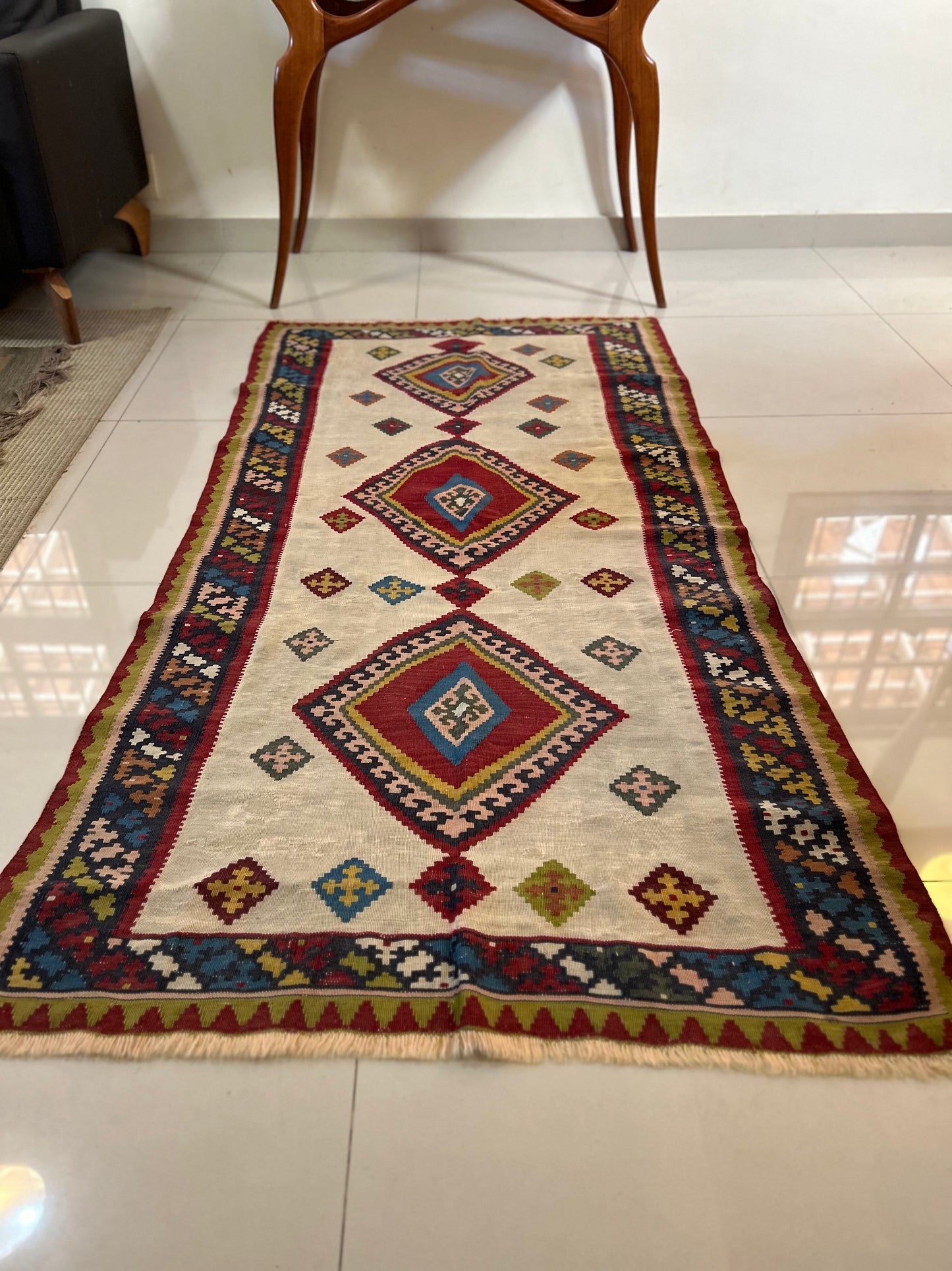 Tapete passadeira Kilim 2.00 x 1.00