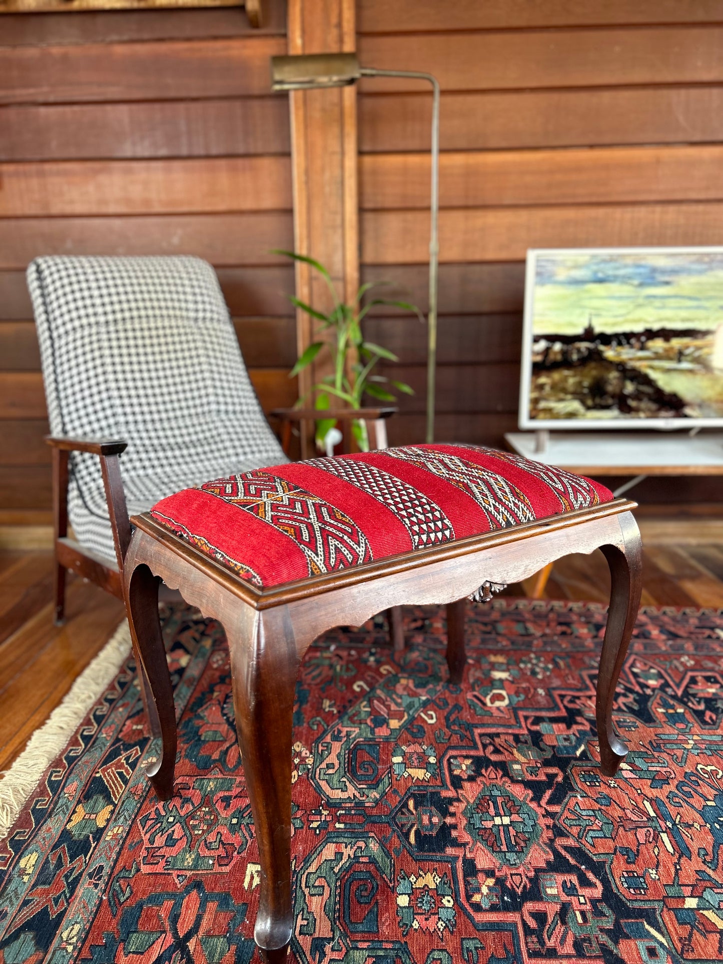 Banqueta Kilim Marroquino