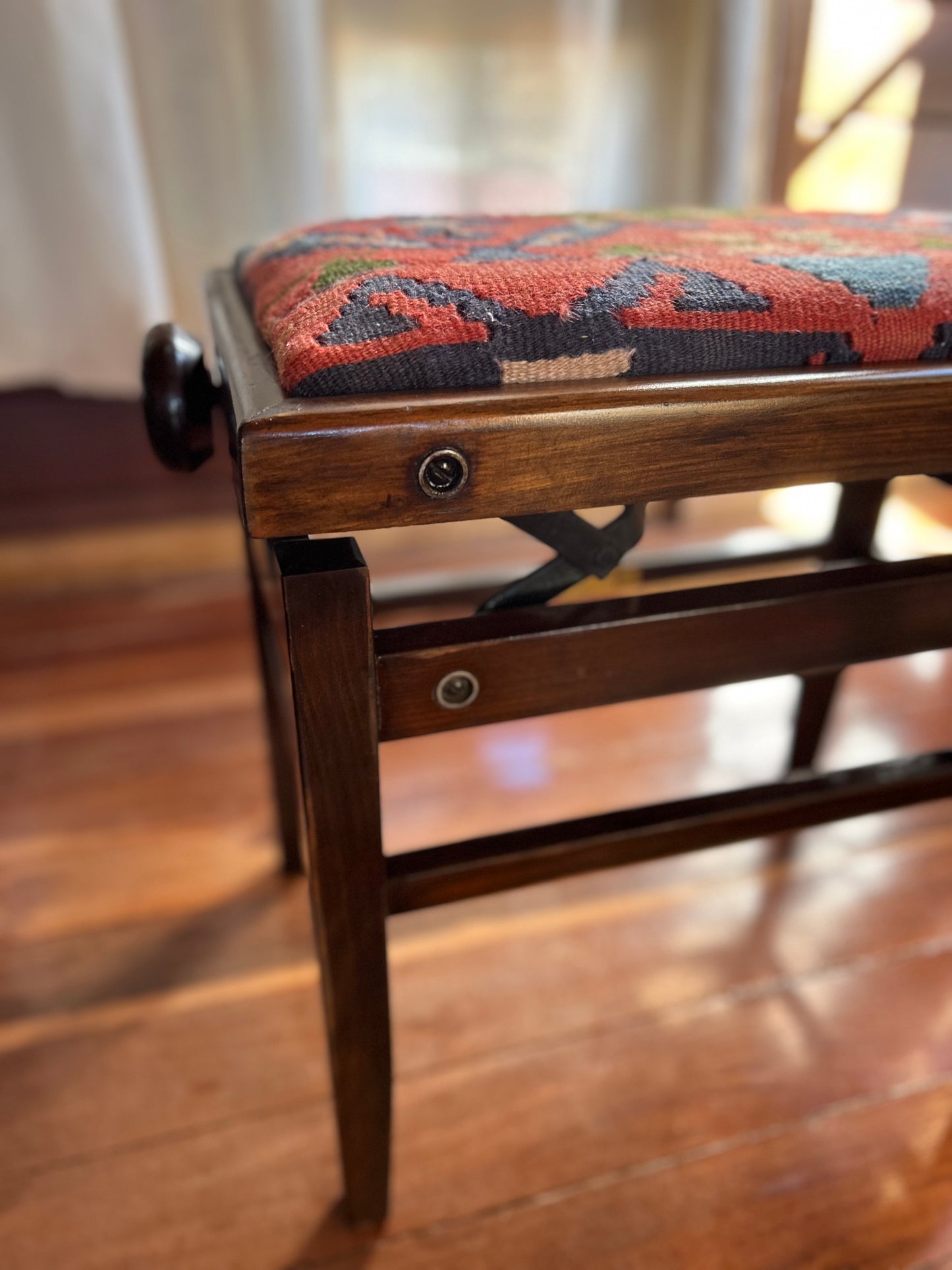 Banqueta de piano Kilim