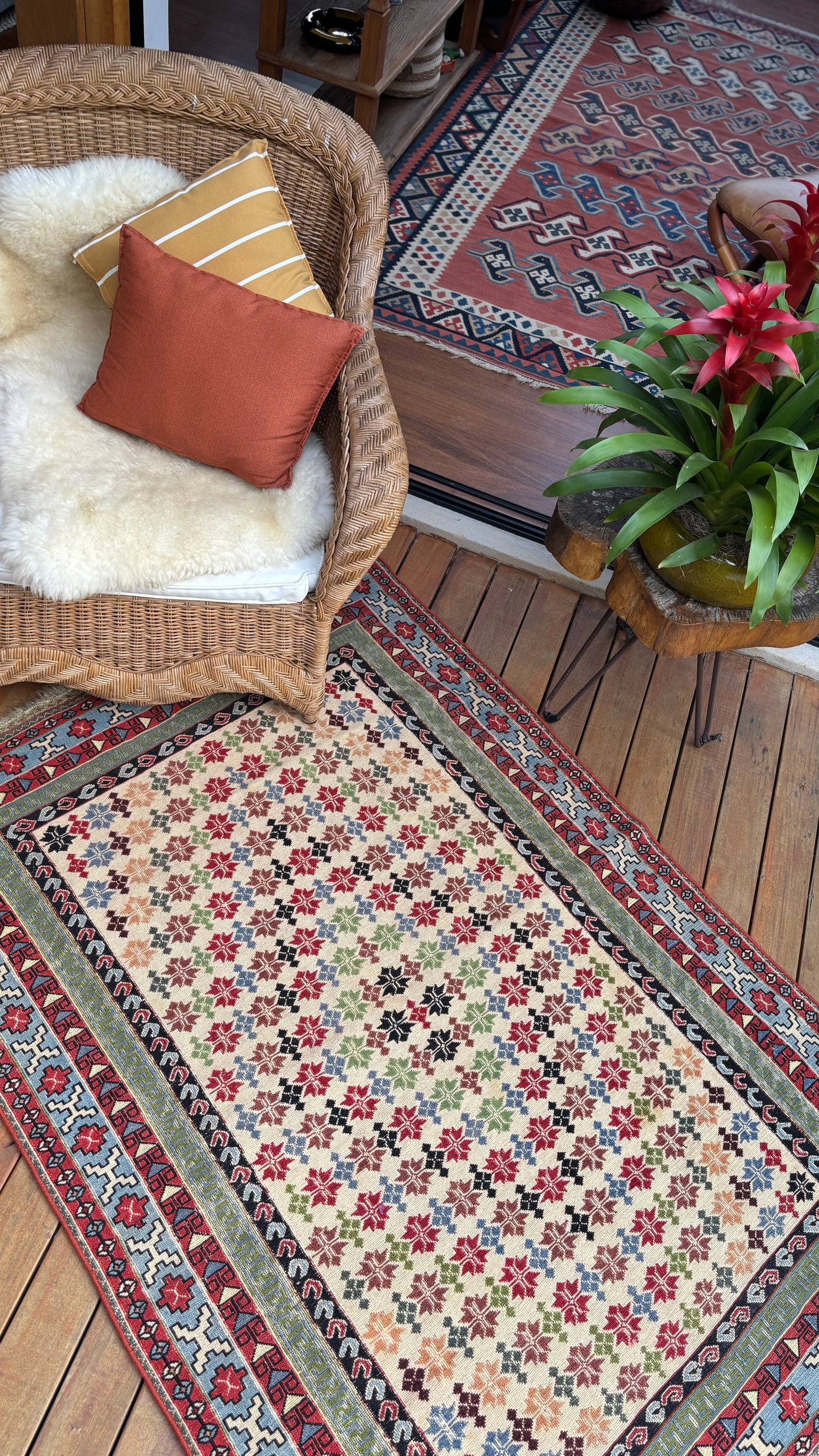 Tapete Kilim Soumak 187 x 126