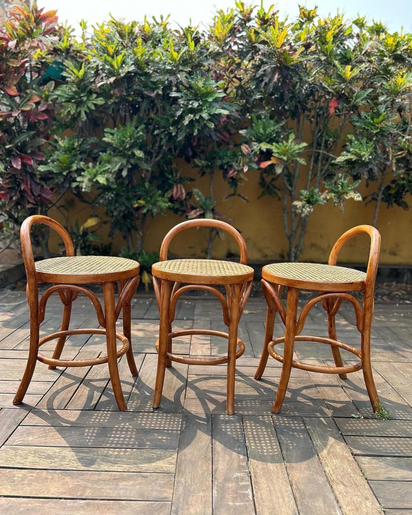 Trio bancos  Thonet