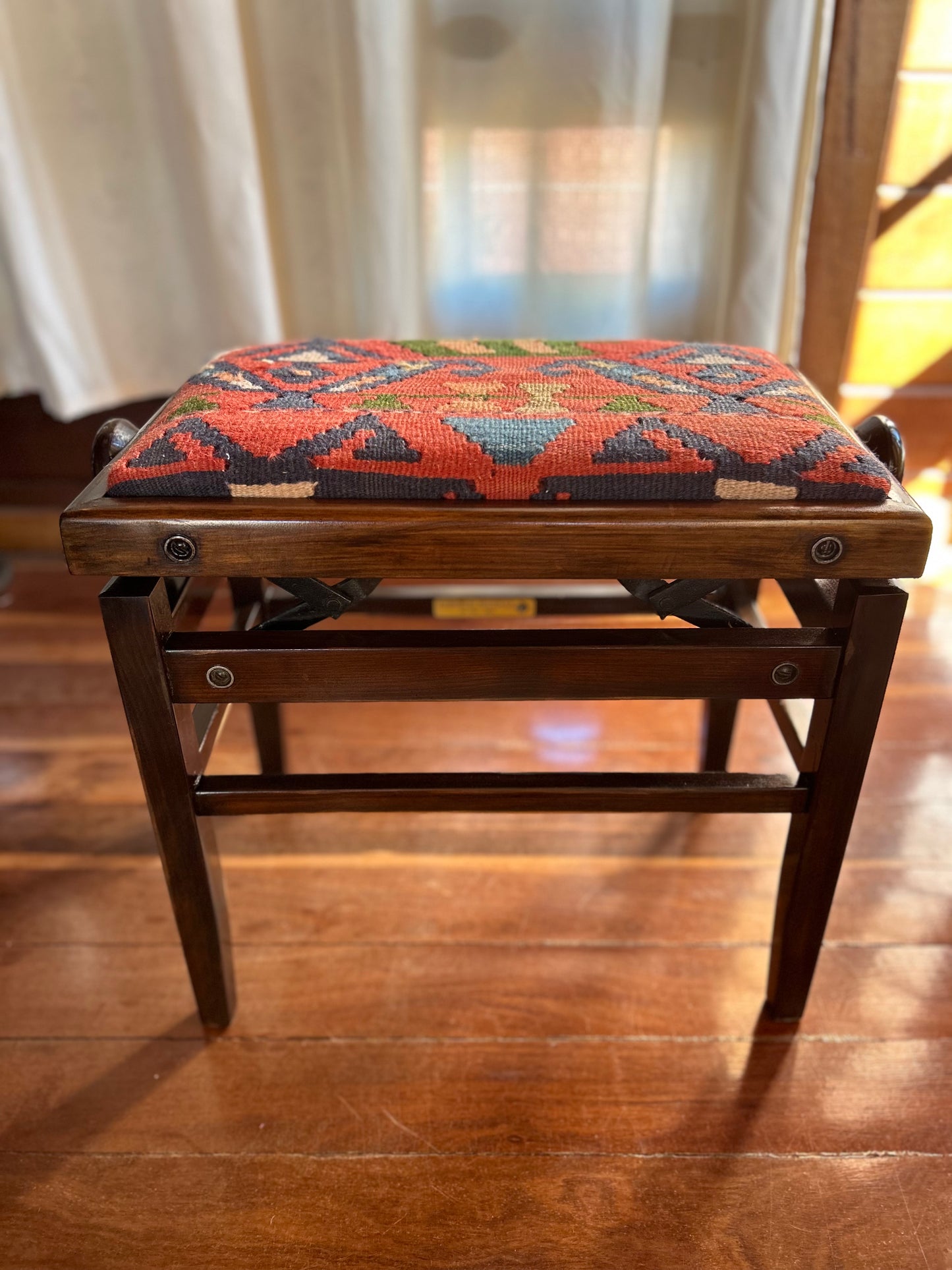 Banqueta de piano Kilim